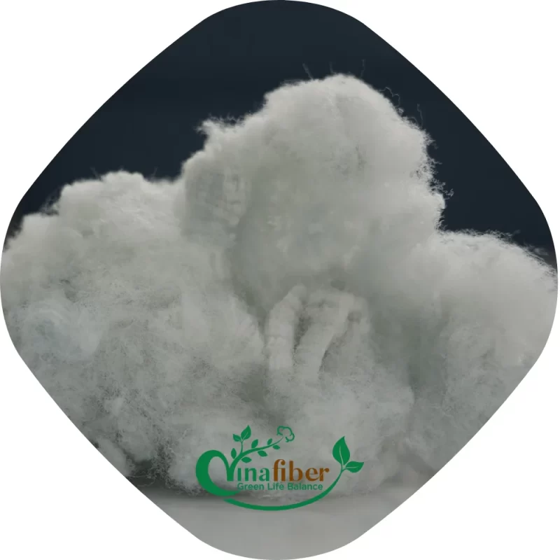 20D SD Solid White Recycled Fiber